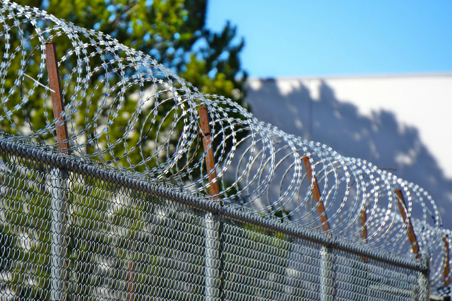 security fence installation