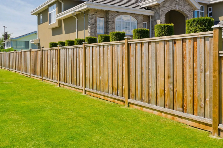 wood fence